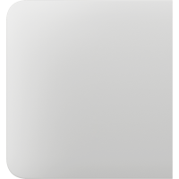 AJAX SideButton 1-gang/2-way White Bočné tlačidlo