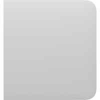AJAX SideButton 1-gang/2-way White Bočné tlačidlo