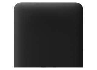 AJAX SideButton 1-gang vertical Black Bočné tlačidlo