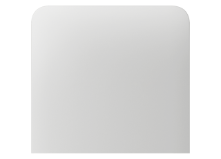 AJAX SideButton 1-gang vertical White Bočné tlačidlo