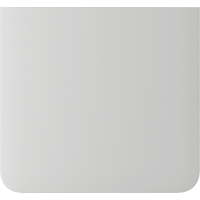 AJAX SideButton 1-gang vertical White Bočné tlačidlo