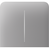 AJAX SideButton 2-gang vertical Fog Bočné tlačidlo