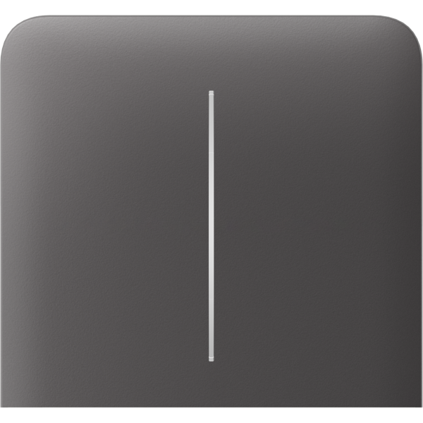 AJAX SideButton 2-gang vertical Grey Bočné tlačidlo