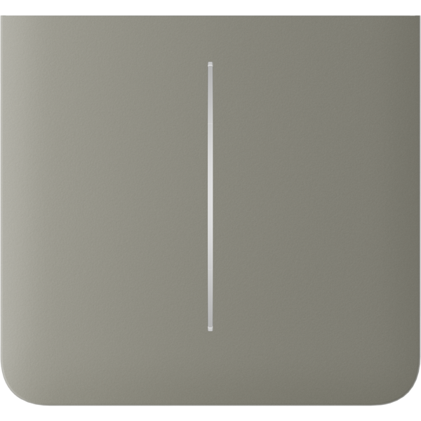 AJAX SideButton 2-gang vertical Olive Bočné tlačidlo