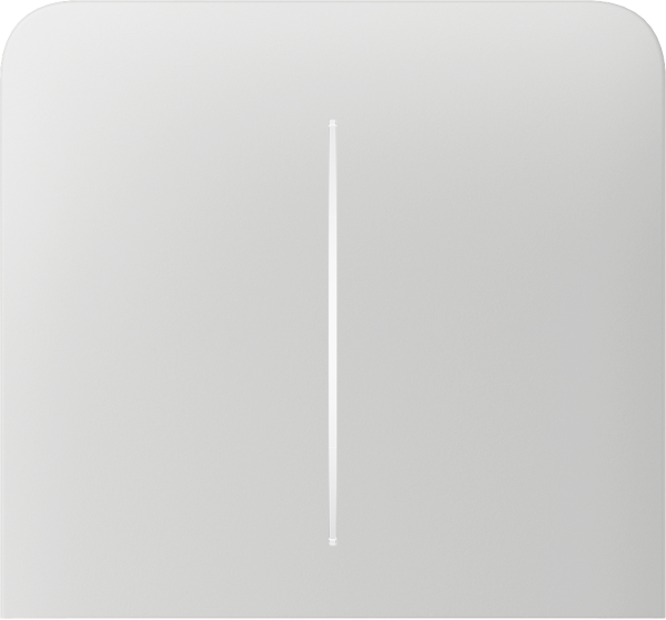AJAX SideButton 2-gang vertical White Bočné tlačidlo