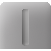 AJAX SideButton Dimmer vertical Fog Bočné tlačidlo
