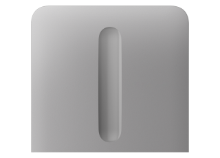 AJAX SideButton Dimmer vertical Fog Bočné tlačidlo