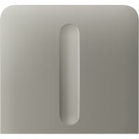 AJAX SideButton Dimmer vertical Olive Bočné tlačidlo