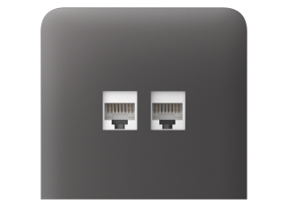 AJAX SideCover (LAN) vertical Grey Bočný kryt